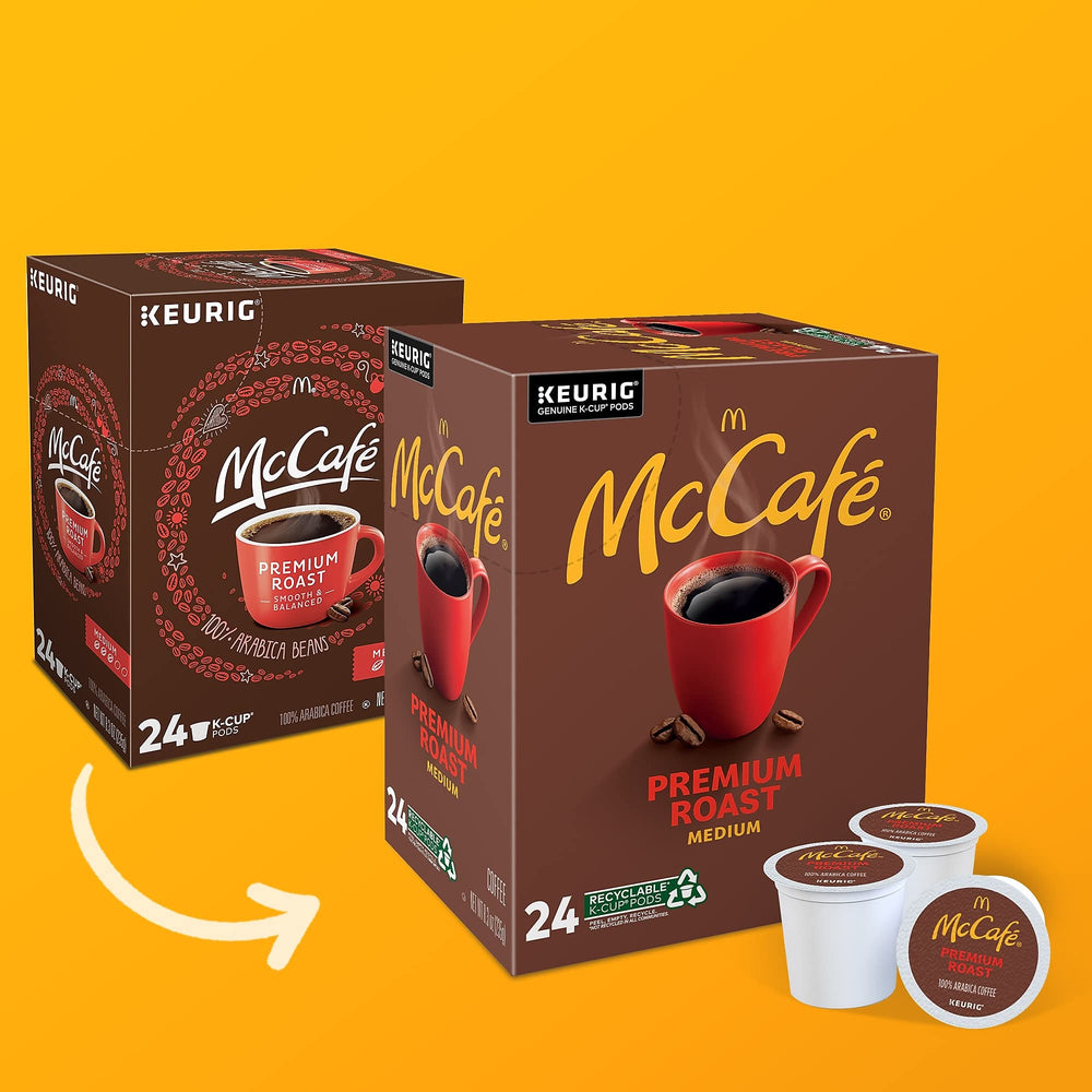 Office coffee rotation with McCafé Premium Roast K-Cup variety pack.