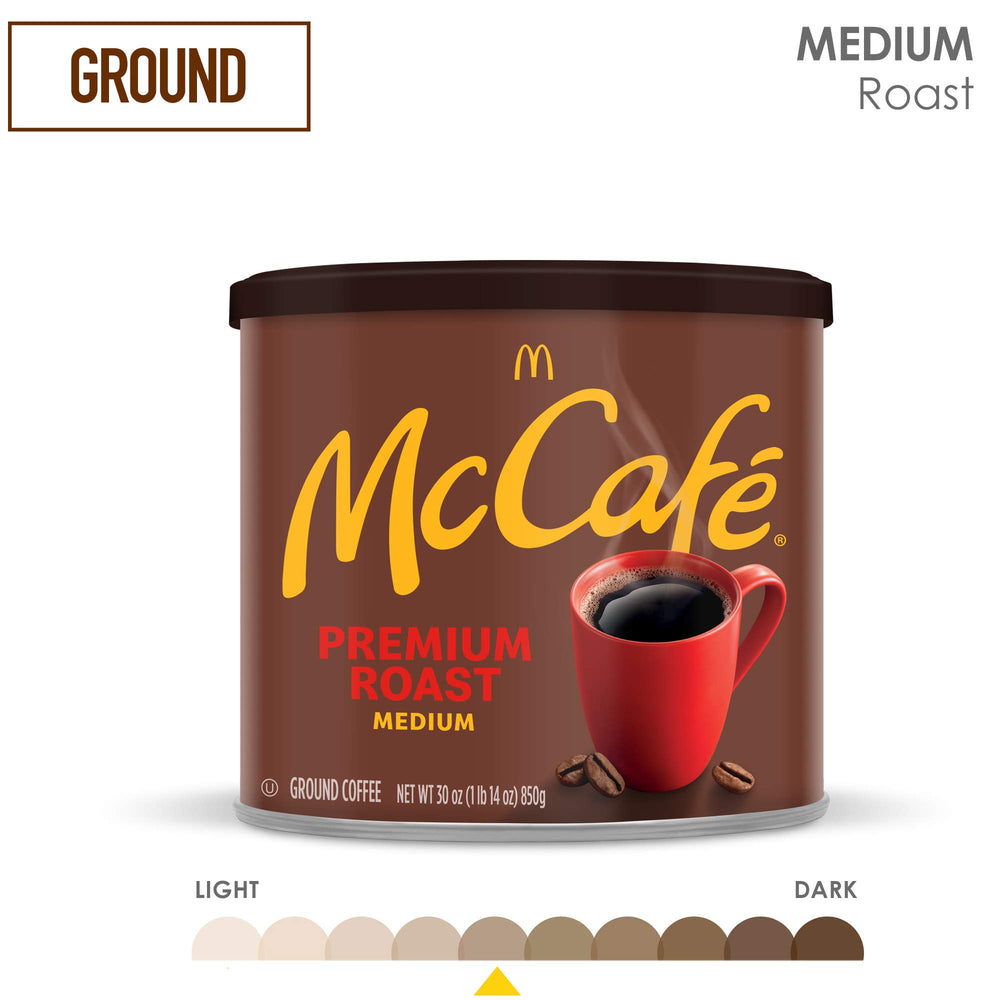 Medium roast profile for balanced flavor in McCafe Premium Roast