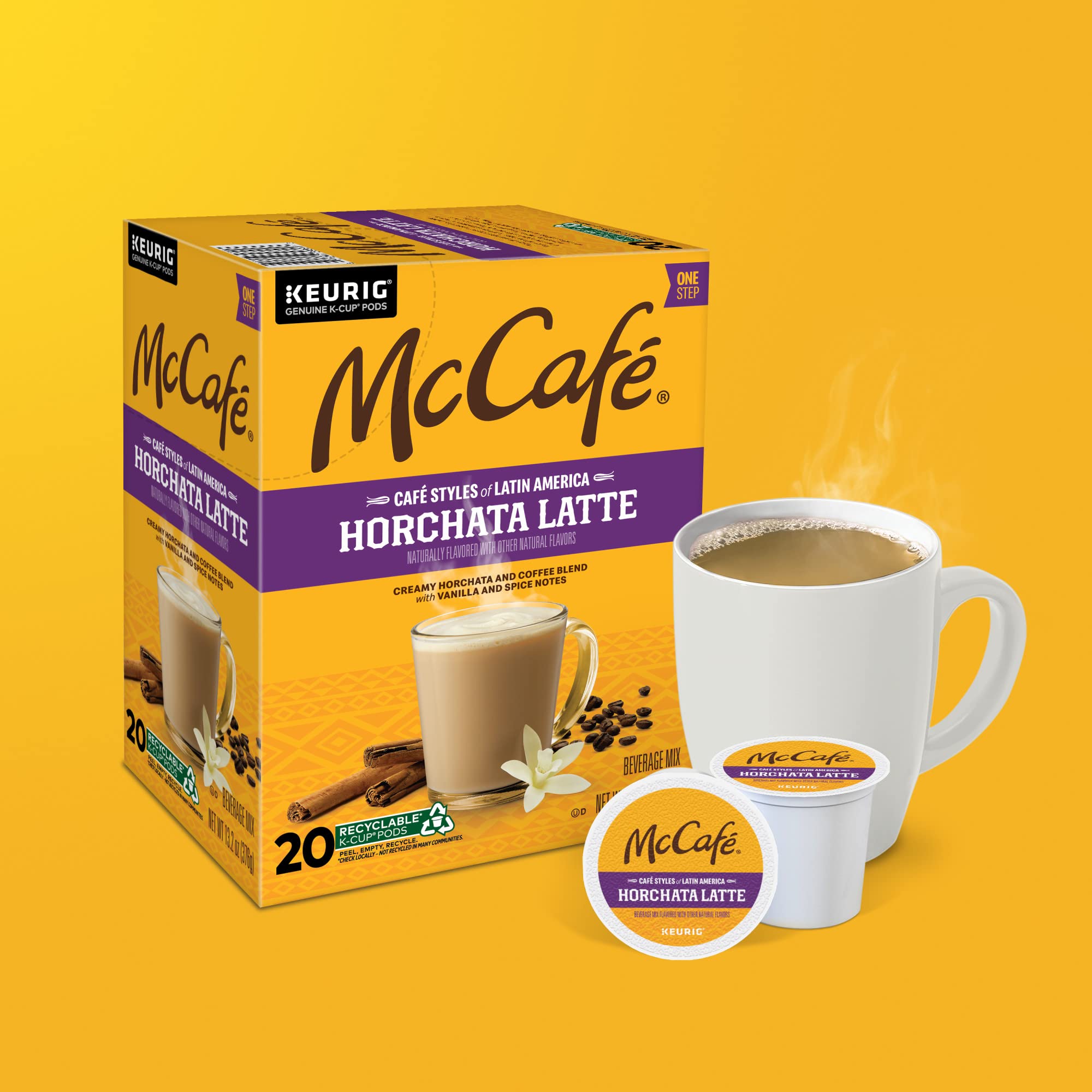 McCafé Vanilla Cinnamon Cardamom aroma complements creamy Horchata.