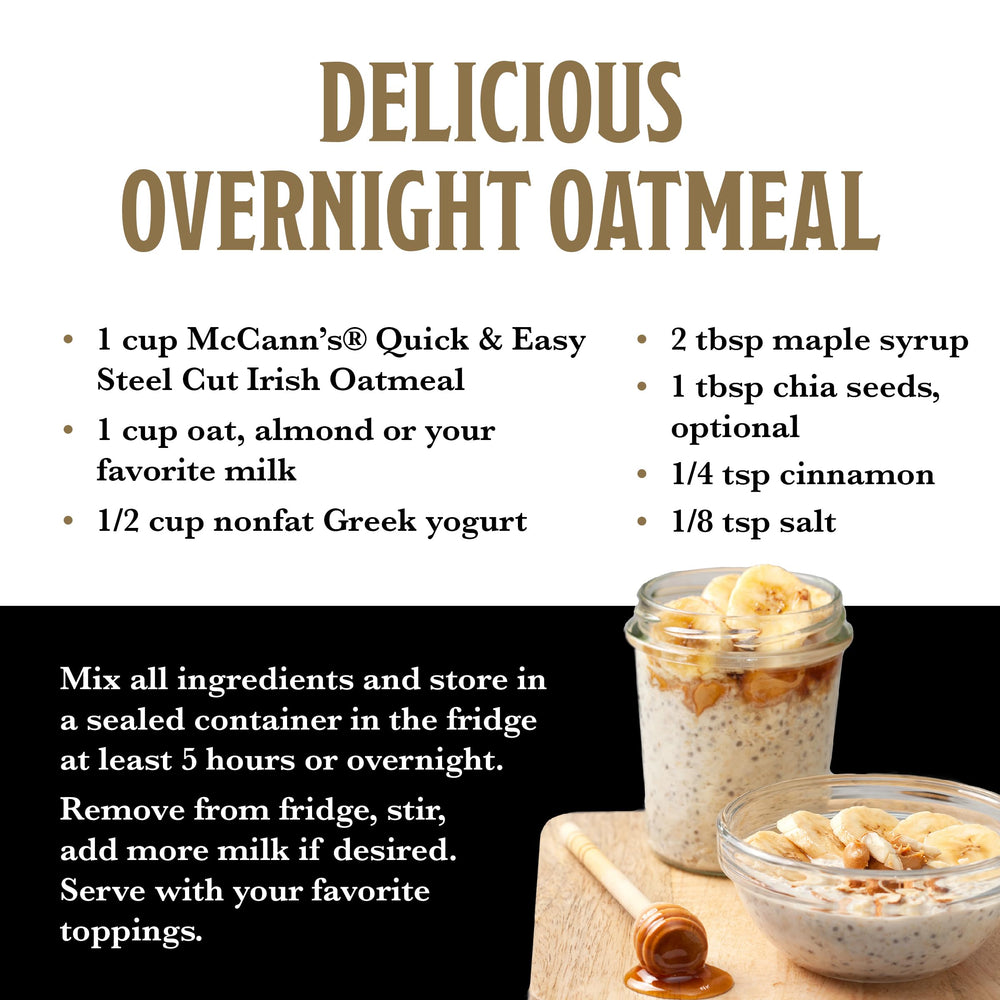 McCann's Irish Oatmeal on the stove, perfect for meal-prep breakfasts.