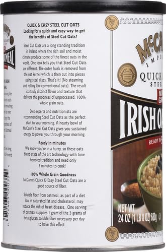 McCann's oats microwave-ready offer quick, convenient warm breakfast.