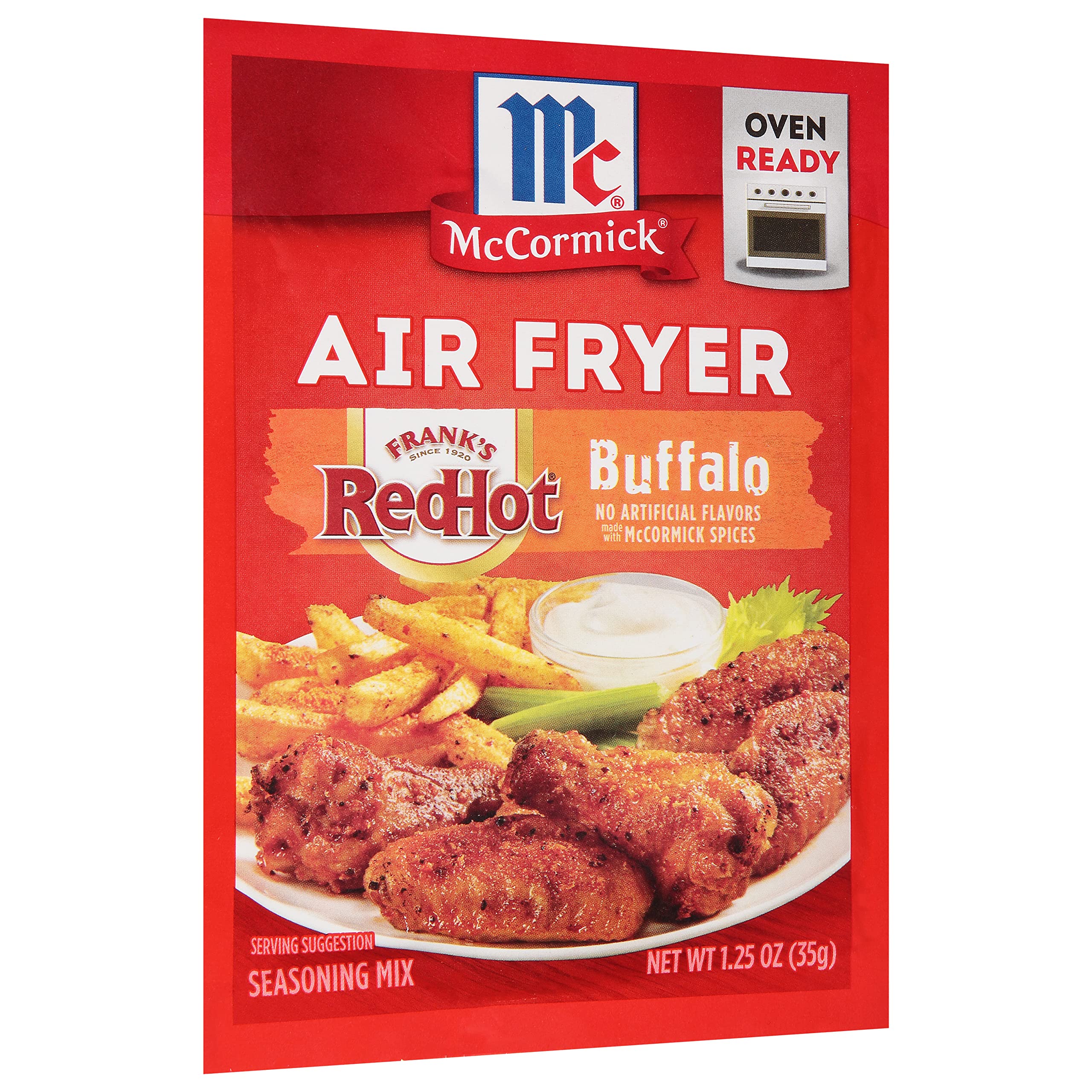 McCormick Buffalo Seasoning ingredients close-up with garlic powder and paprika for rich flavor