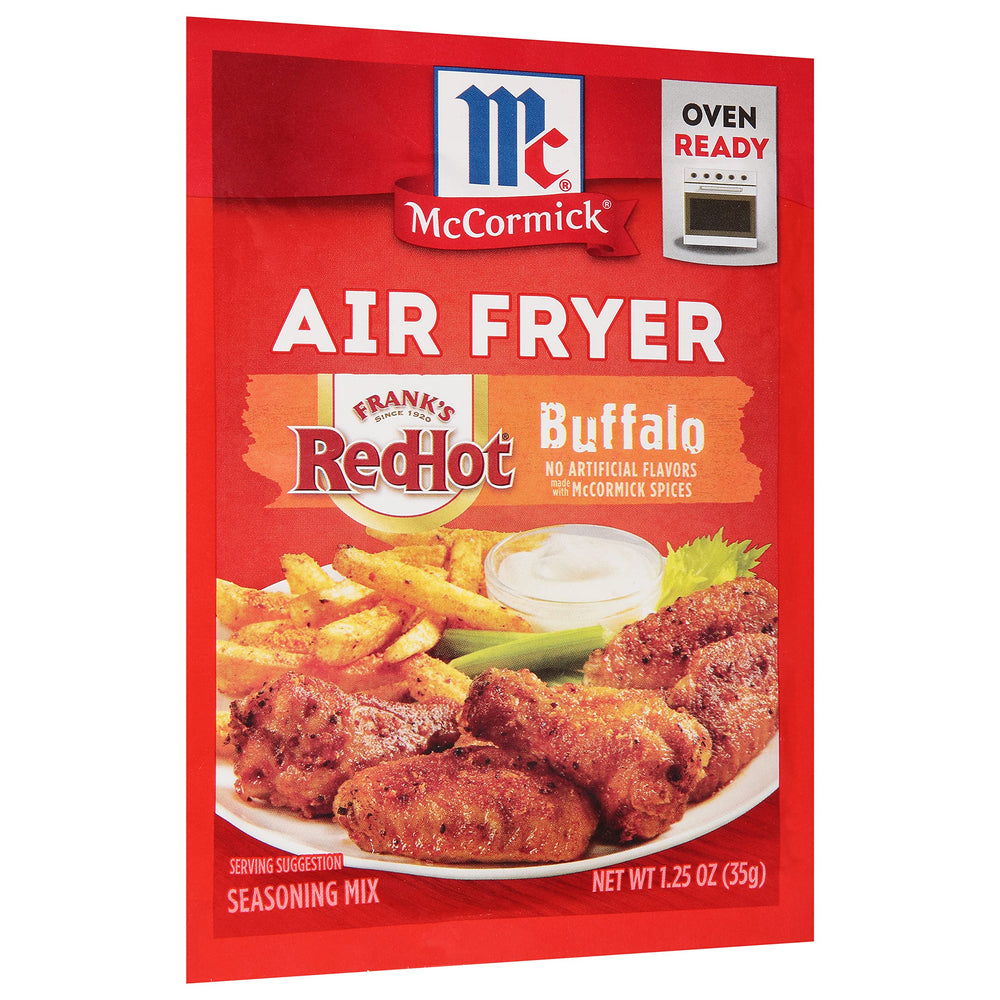 McCormick Buffalo Seasoning ingredients close-up with garlic powder and paprika for rich flavor