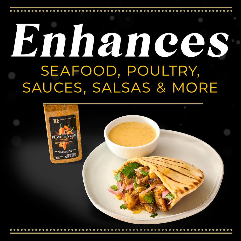McCormick Aji Amarillo in ceviche adds tropical brightness and moderate heat
