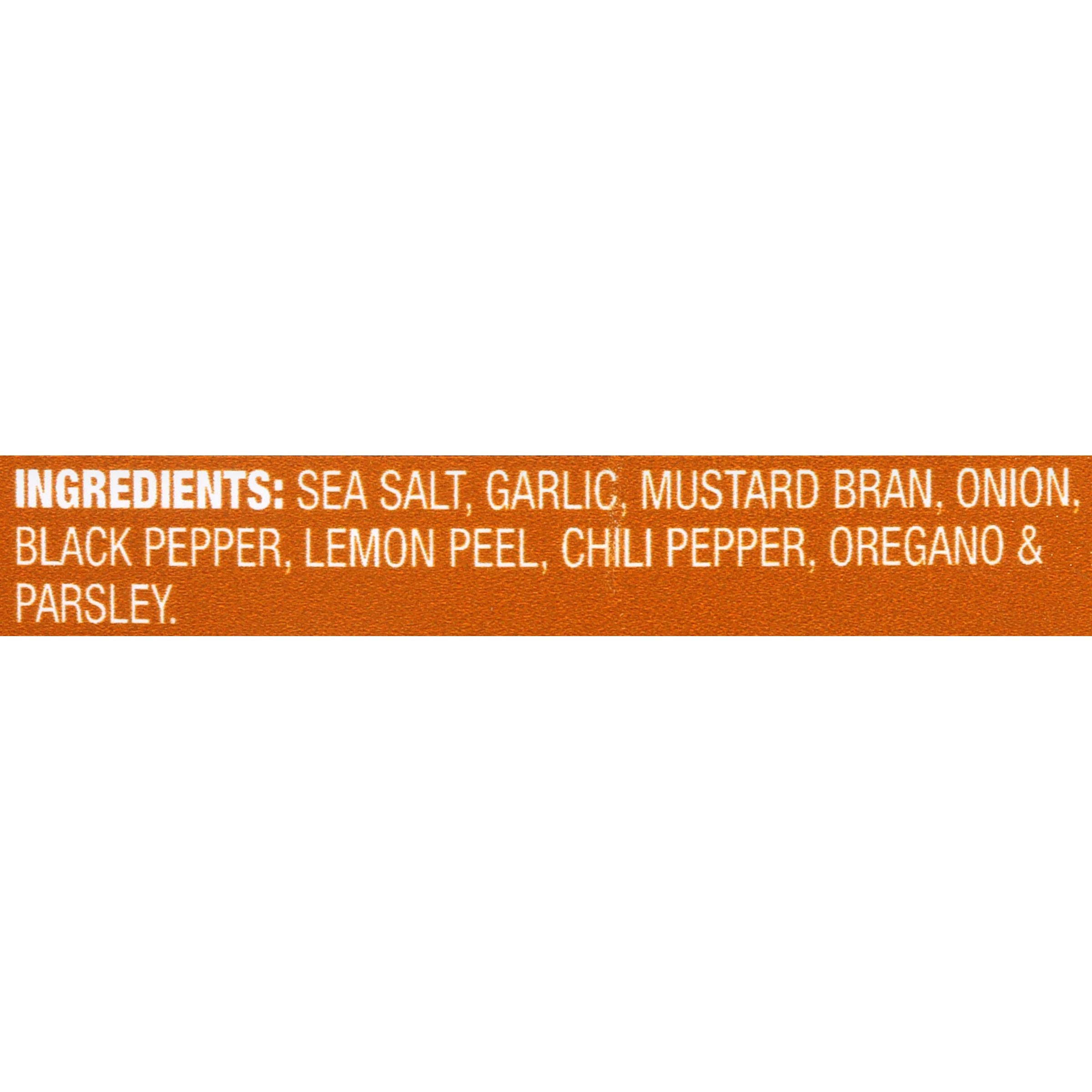 Shaker-dispense action illustrates versatile seasoning for beef, chicken, or seafood