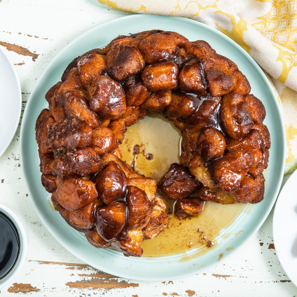 Mixing bowl with McCormick Apple Pie Spice creates cozy dessert notes