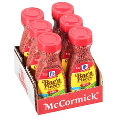 McCormick Bac'n Pieces sprinkled on a bowl, delivering savory crunch