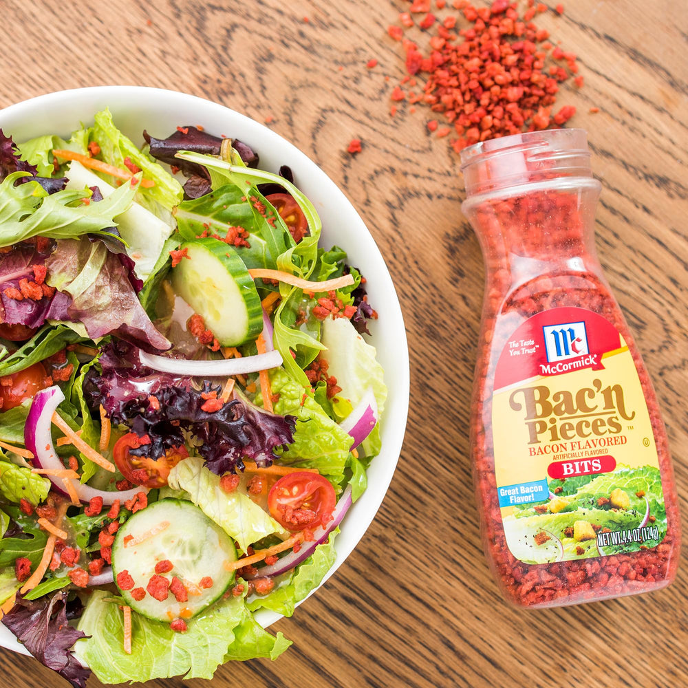 McCormick Bac'n Pieces in tacos deepen savory depth.