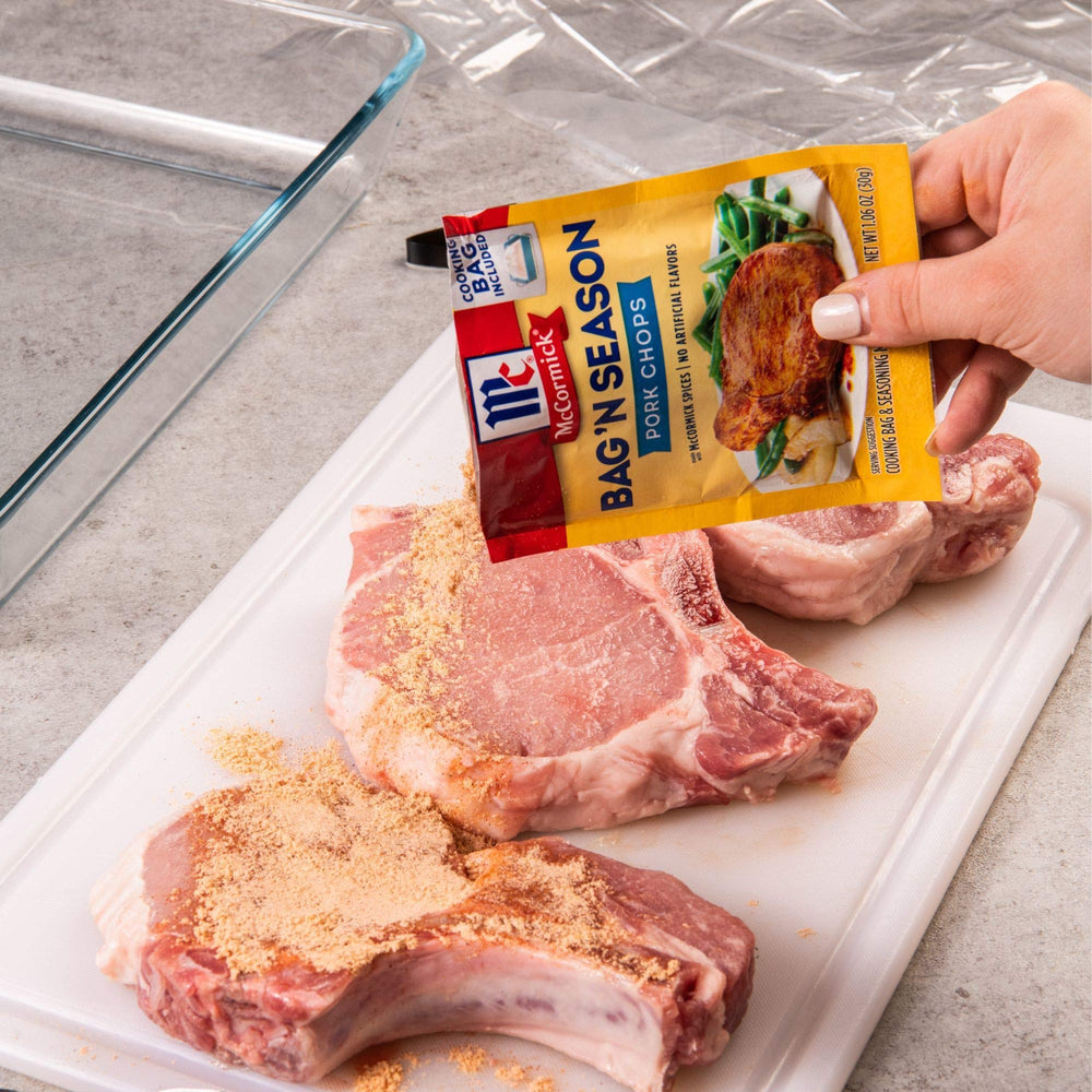 No MSG added in this McCormick pork chops mix.