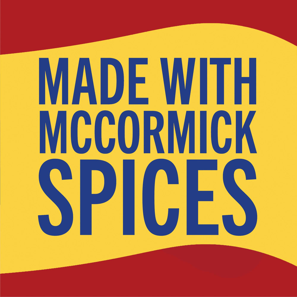 Six-pack McCormick Bag 'n Season seasoning for pork chops.