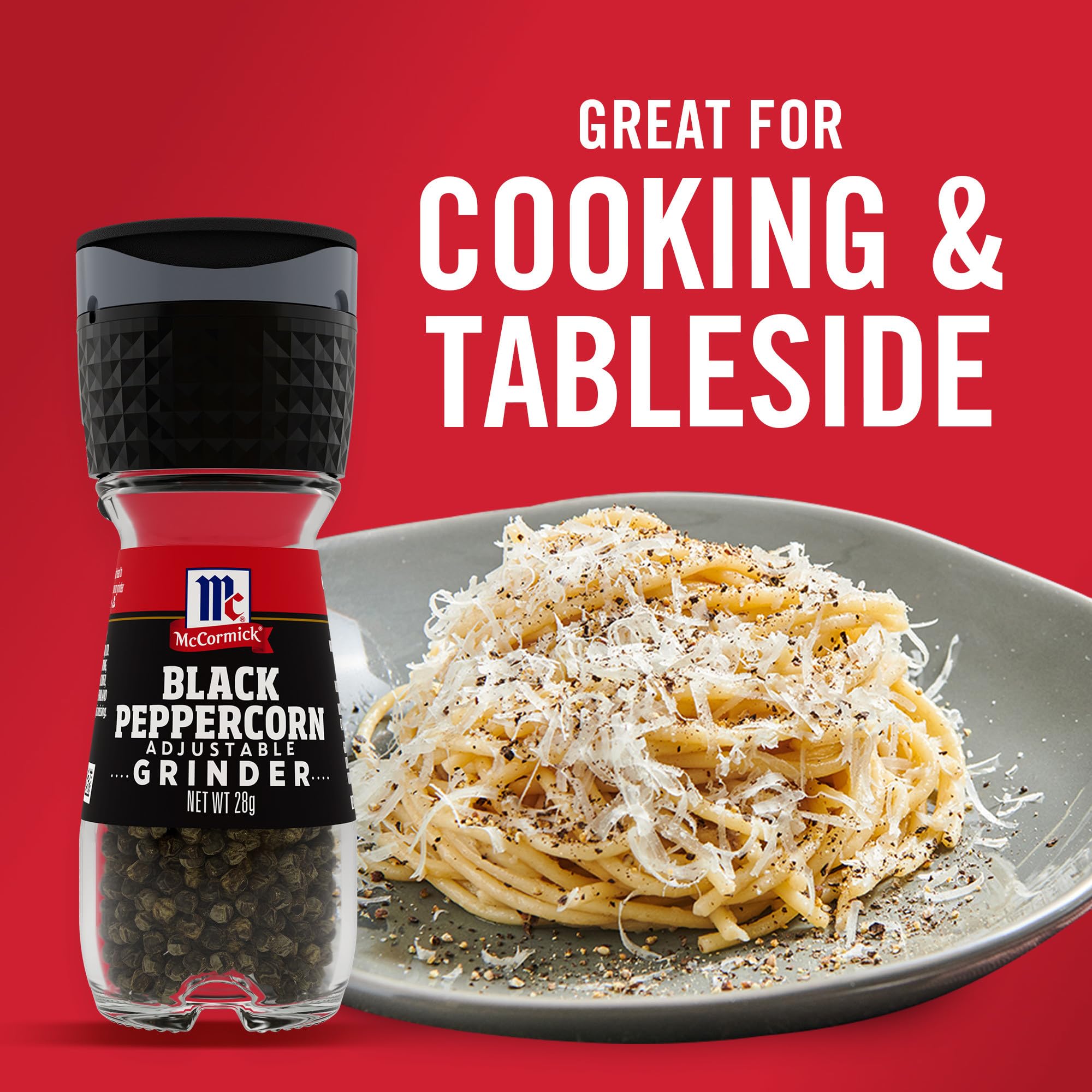 McCormick Grinder on kitchen counter for everyday seasoning.