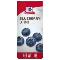 McCormick Blueberry Extract enhances cookie dough with bright blueberry aroma.