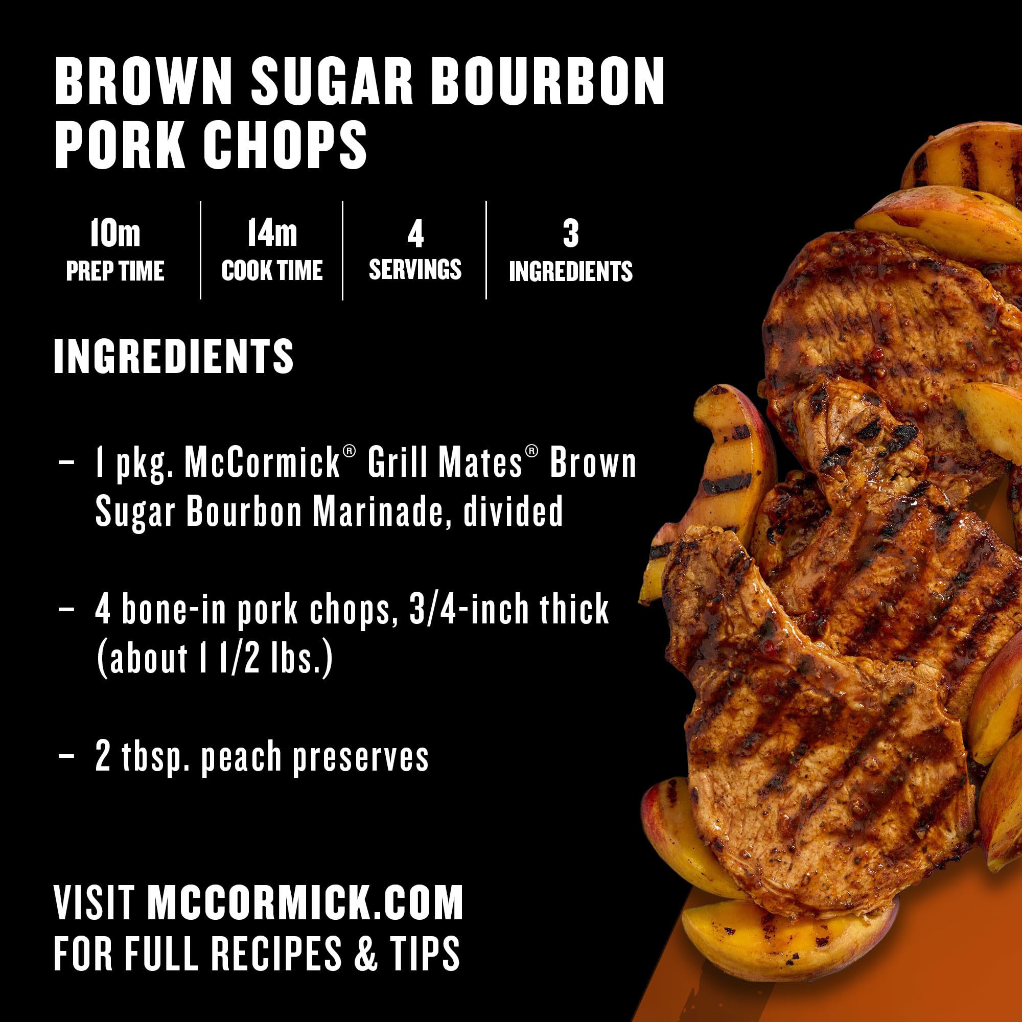 Poultry marinade ready to flavor chicken with brown sugar bourbon