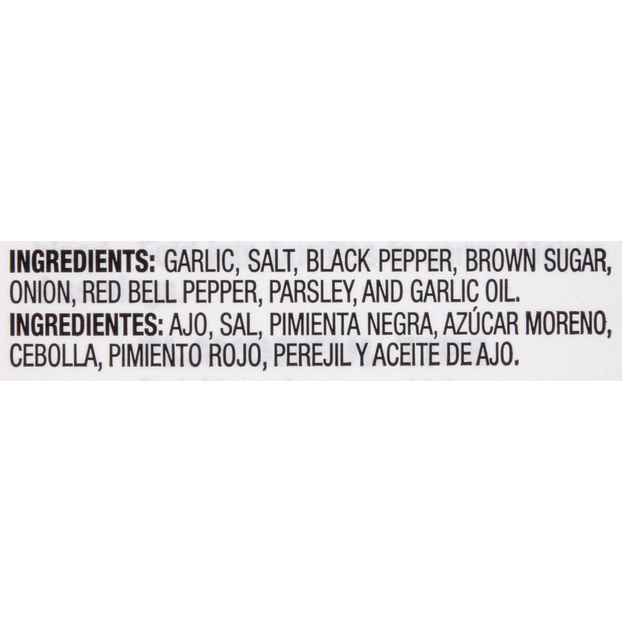 McCormick California Style Garlic Pepper on roasted potatoes, savory finish.