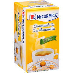 McCormick Chamomile Tea Bags box ready for a calming evening cup