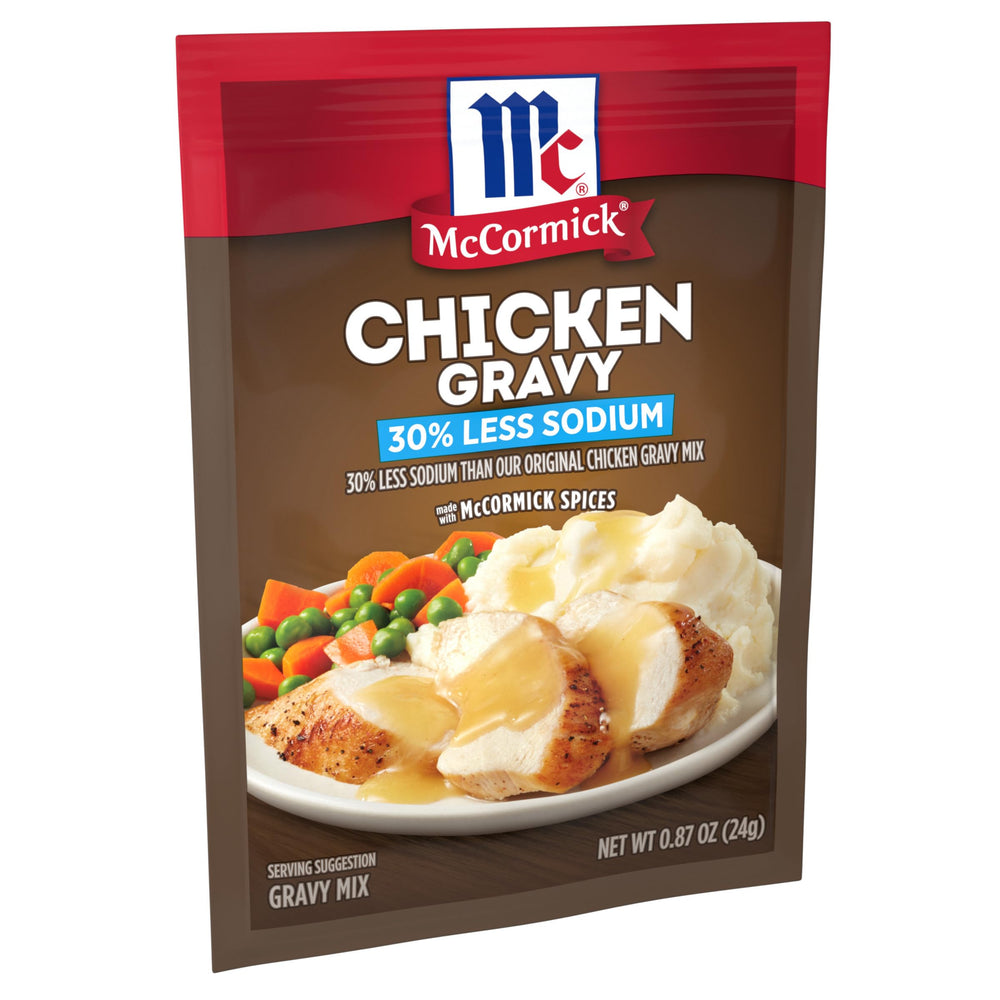 McCormick Chicken Gravy Mix Pack for quick, lump-free gravy.