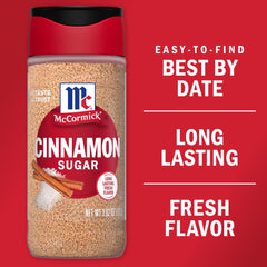 McCormick Cinnamon Sugar on buttered toast with inviting aroma