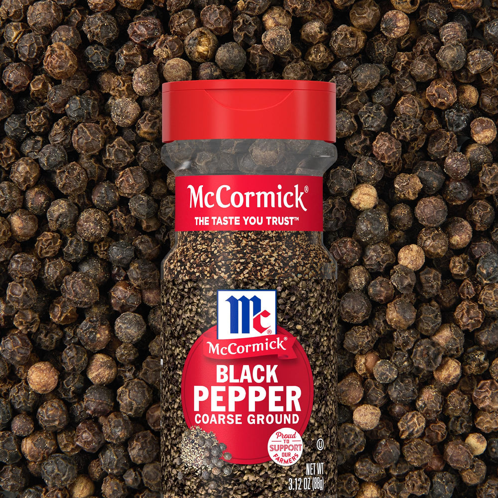 Eco-friendly packaging of McCormick bottle highlighting 50% PCR