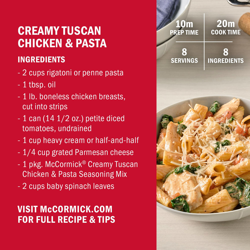 Chicken browning with McCormick Creamy Tuscan mix on the stovetop.
