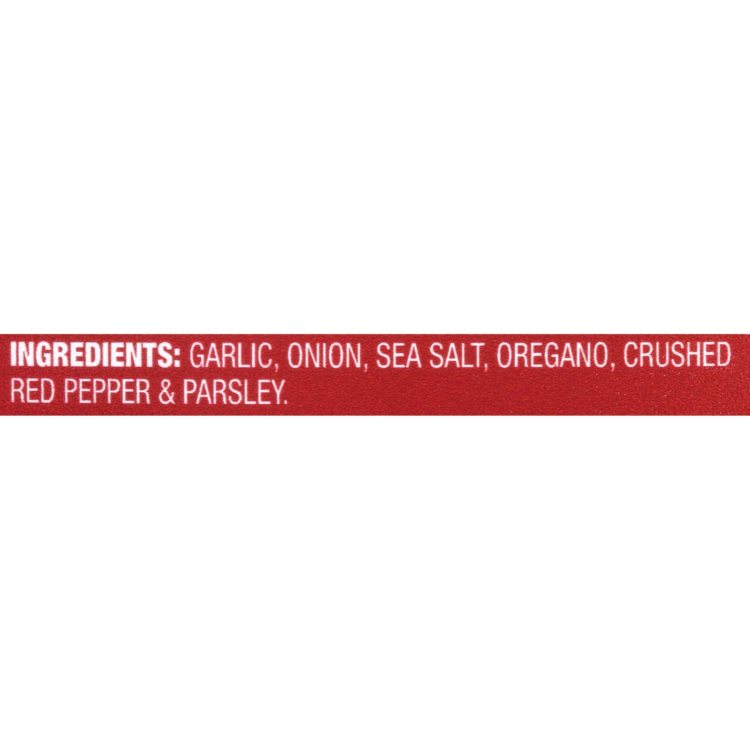 McCormick crushed red pepper seasoning with spoon-dispense demonstrates convenient shake-on flavor