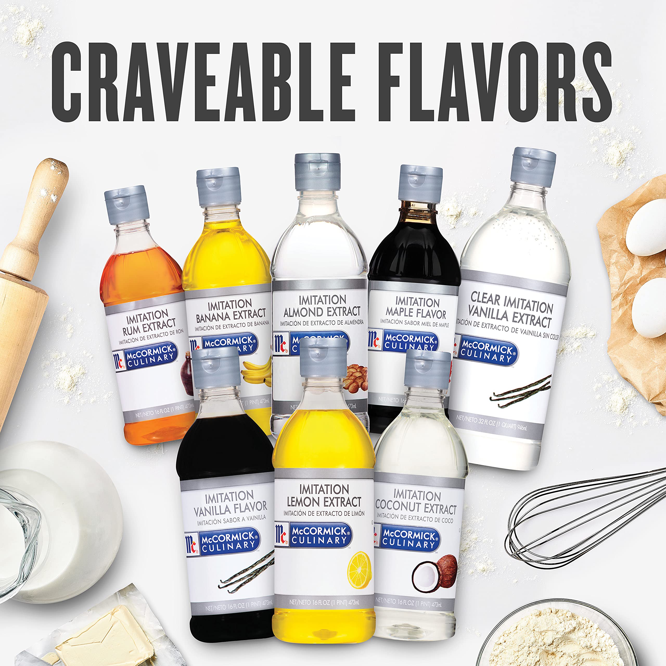 McCormick Culinary banana extract pairs well with vanilla for rich batters.