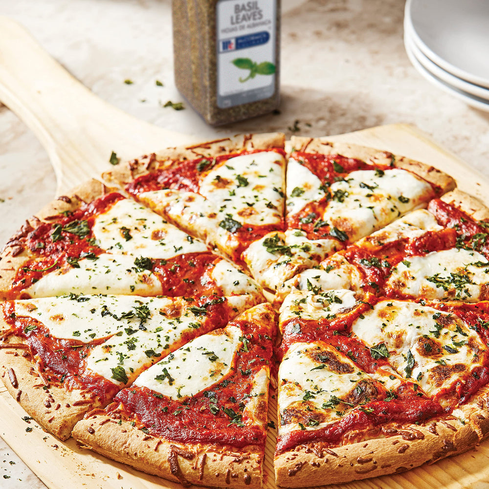 McCormick Culinary Basil Leaves in soups and stews add savory depth.