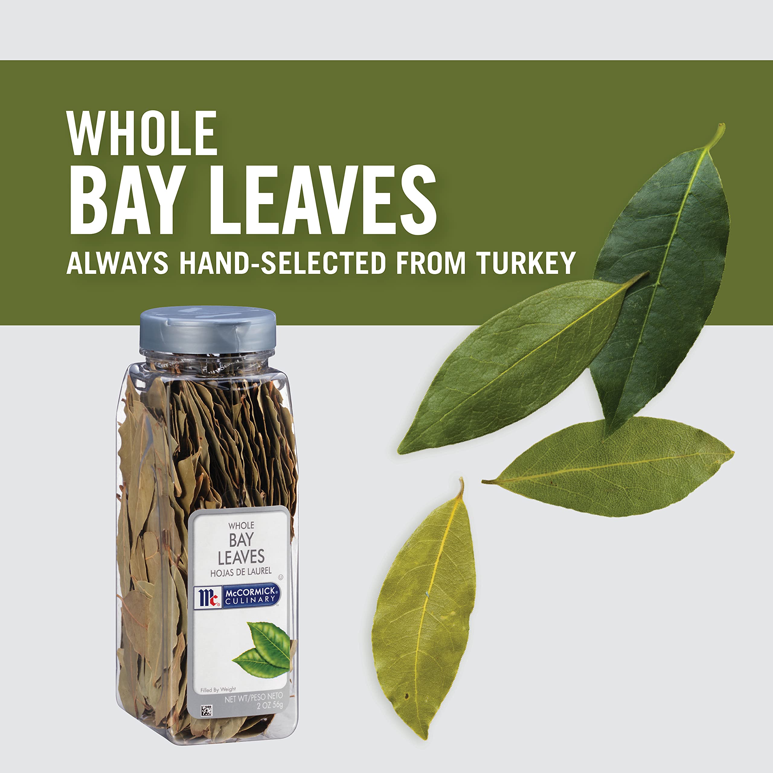 Bay leaves added to stews and marinades during simmering for depth