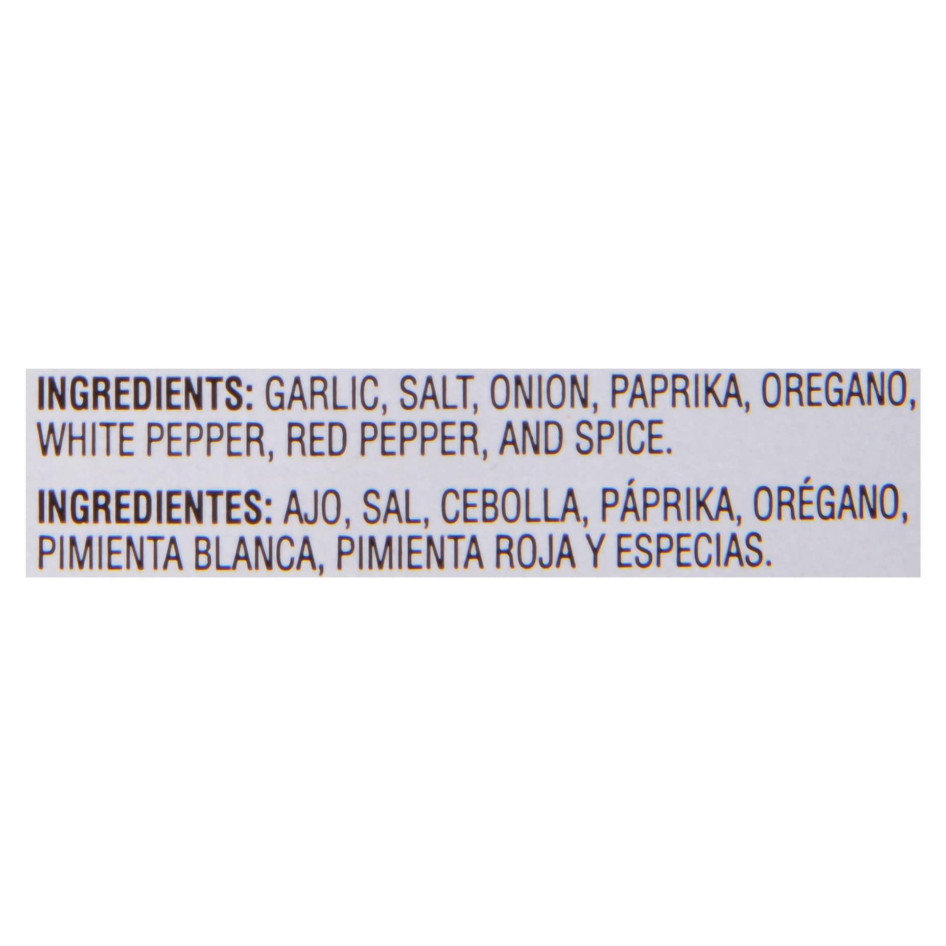 McCormick Culinary Cajun Seasoning label close-up emphasizing premium spices for consistent seasoning.