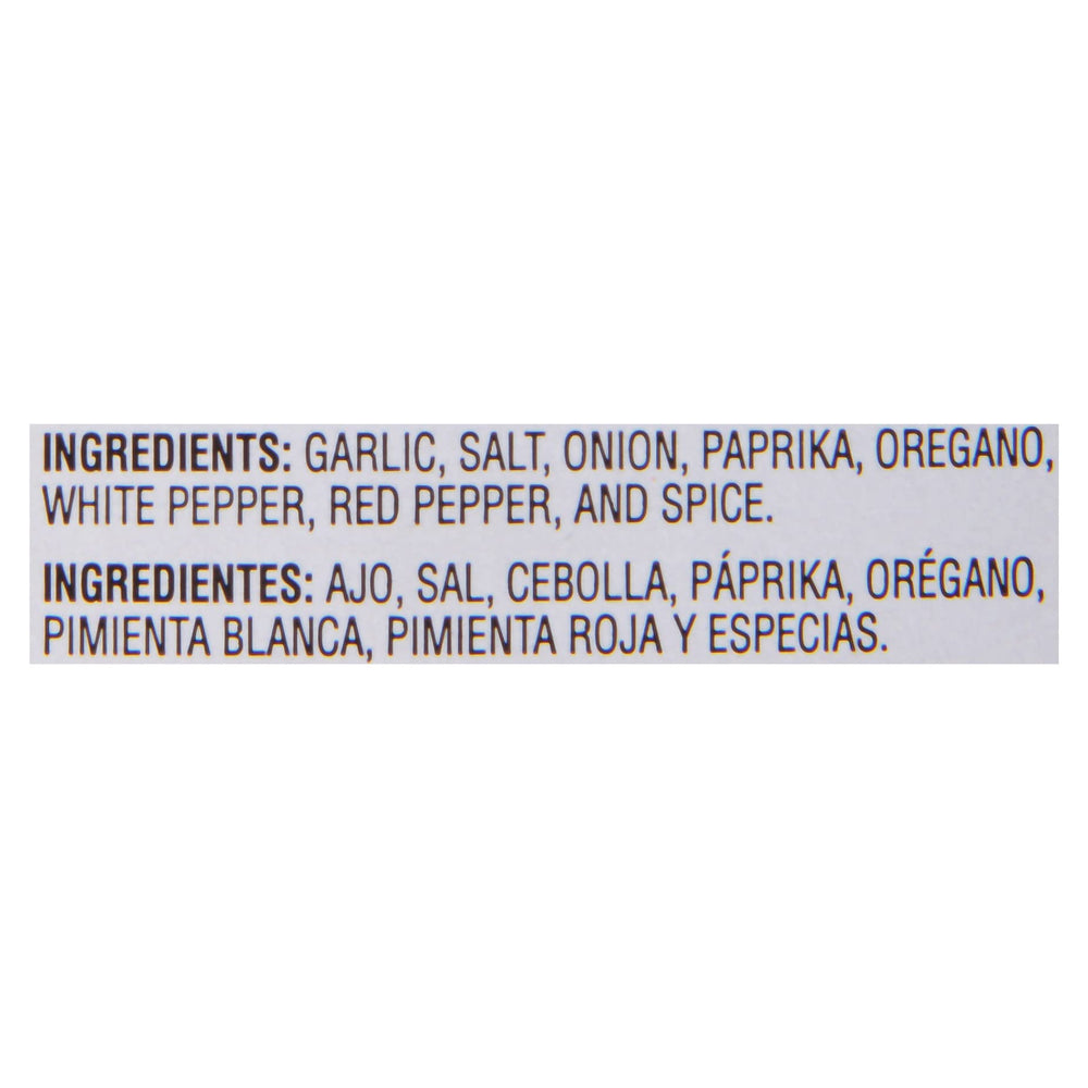 McCormick Culinary Cajun Seasoning label close-up emphasizing premium spices for consistent seasoning.