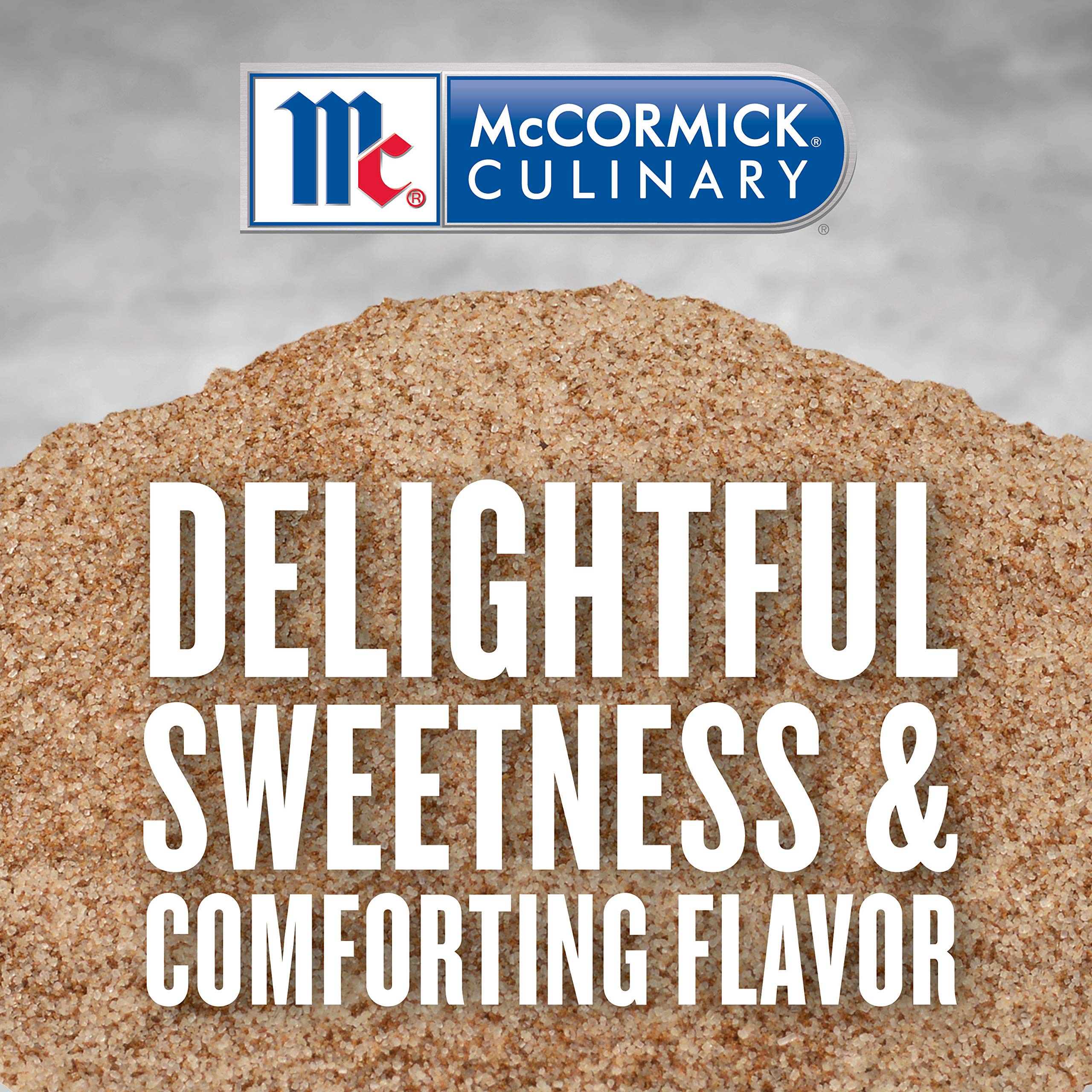 Soft powdery McCormick Culinary Cinnamon Sugar sprinkles evenly for consistent sweetness