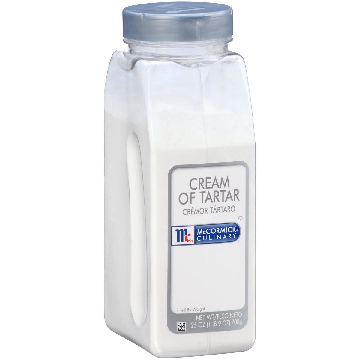 McCormick Culinary Cream of Tartar bottle dispensing for precise measurements in busy kitchens.