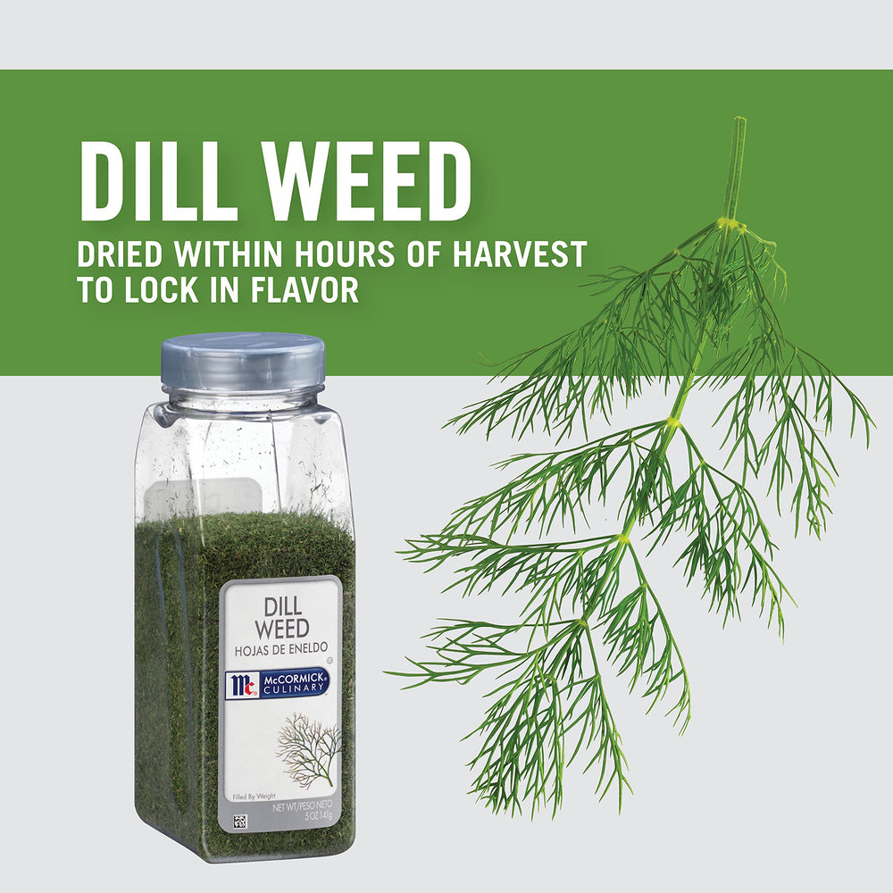 McCormick Culinary Dill Weed complements bread with dill butter ideas.