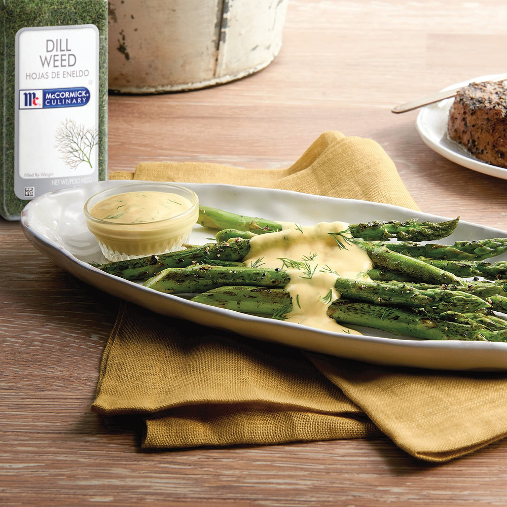 McCormick Culinary Dill Weed used in dips and sauces for bright flavor.