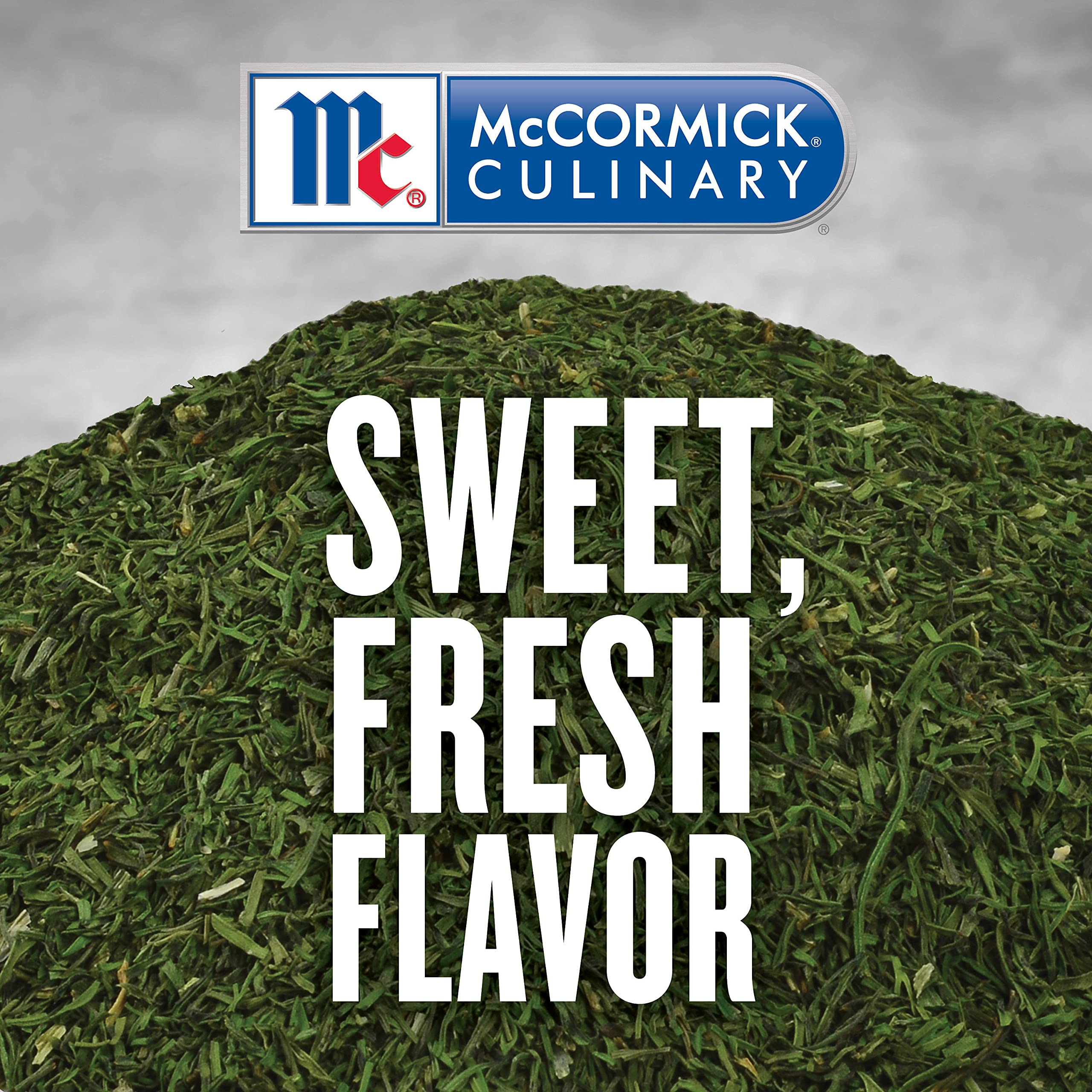 McCormick Culinary Dill Weed pairs with seafood for zestful taste.