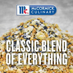 Seasoning texture visible in a scoop of McCormick Culinary Everything Bagel Seasoning