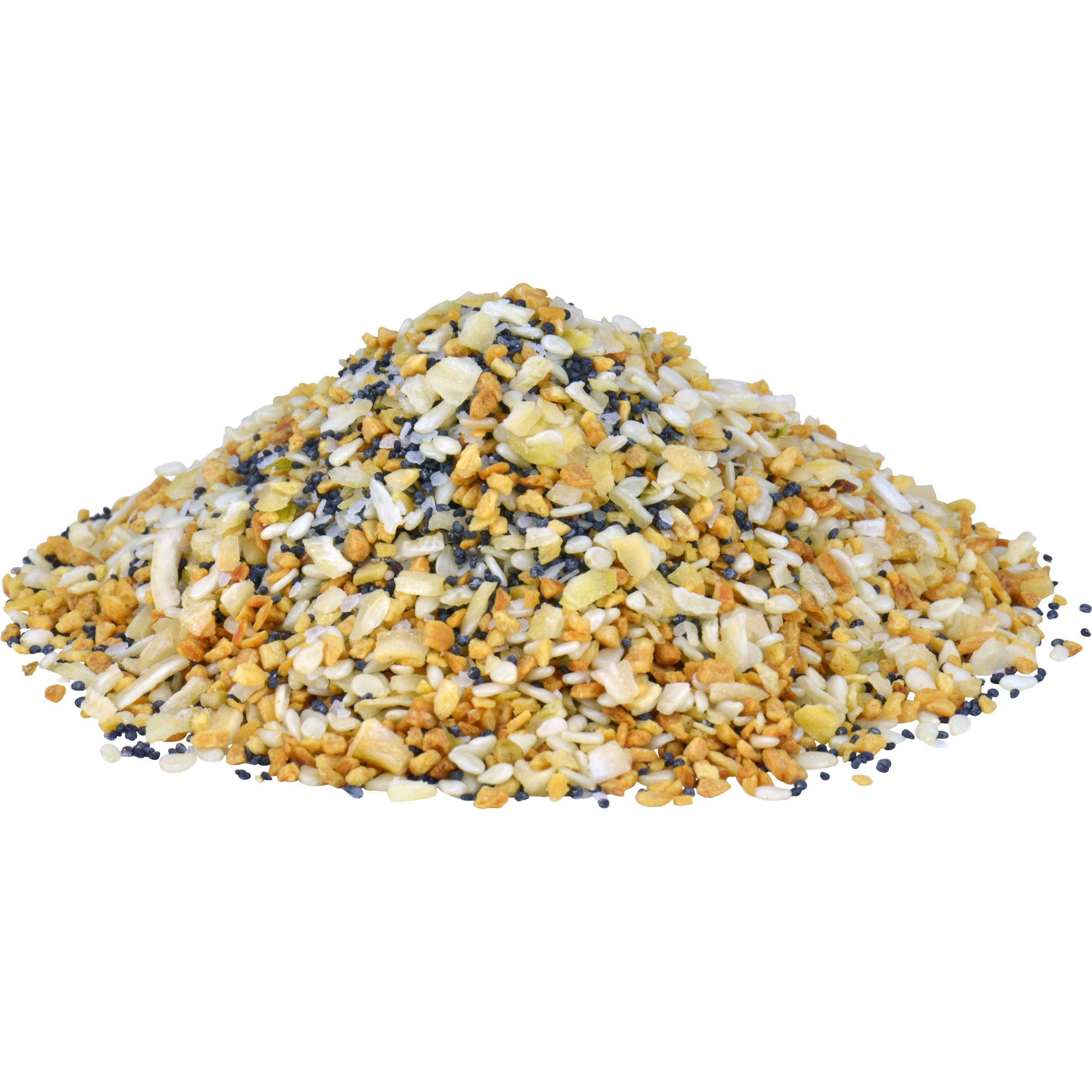 Par-baked breads dusted with McCormick Culinary Everything Bagel Seasoning for crust