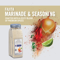 Sizzling colorful fajita vegetables on the grill with McCormick Culinary mix