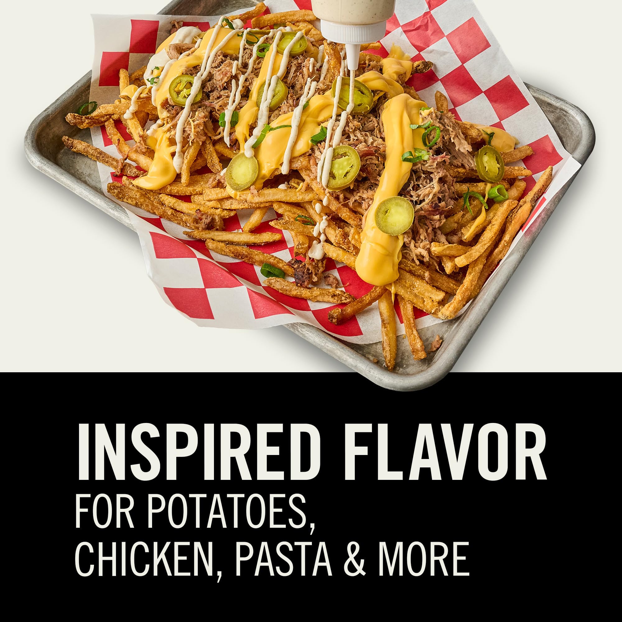 McCormick Culinary ghost pepper ranch seasoning on vegetables for vibrant balance.