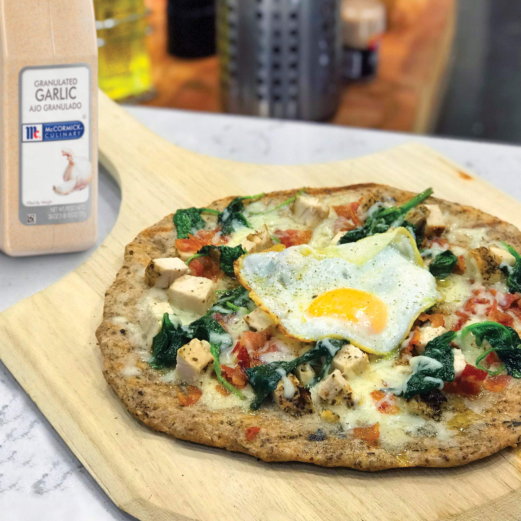 McCormick Culinary granulated garlic poultry-seasoning perfects quick weeknight meals.