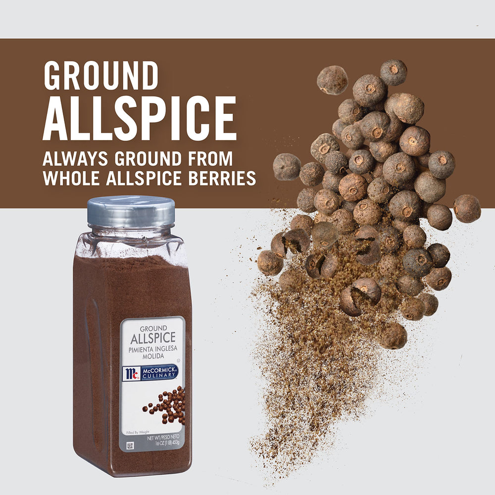 Dessert prep with McCormick Culinary Ground Allspice adds warm spice to pies.