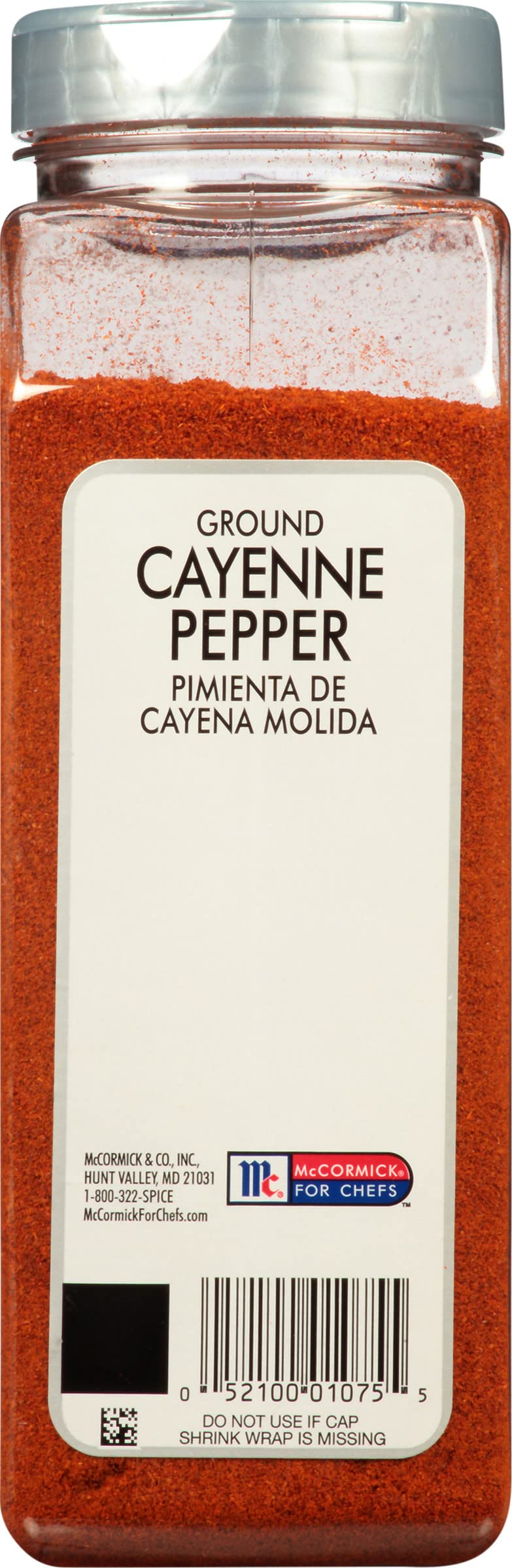 McCormick Culinary Ground Cayenne Pepper pours easily for marinades
