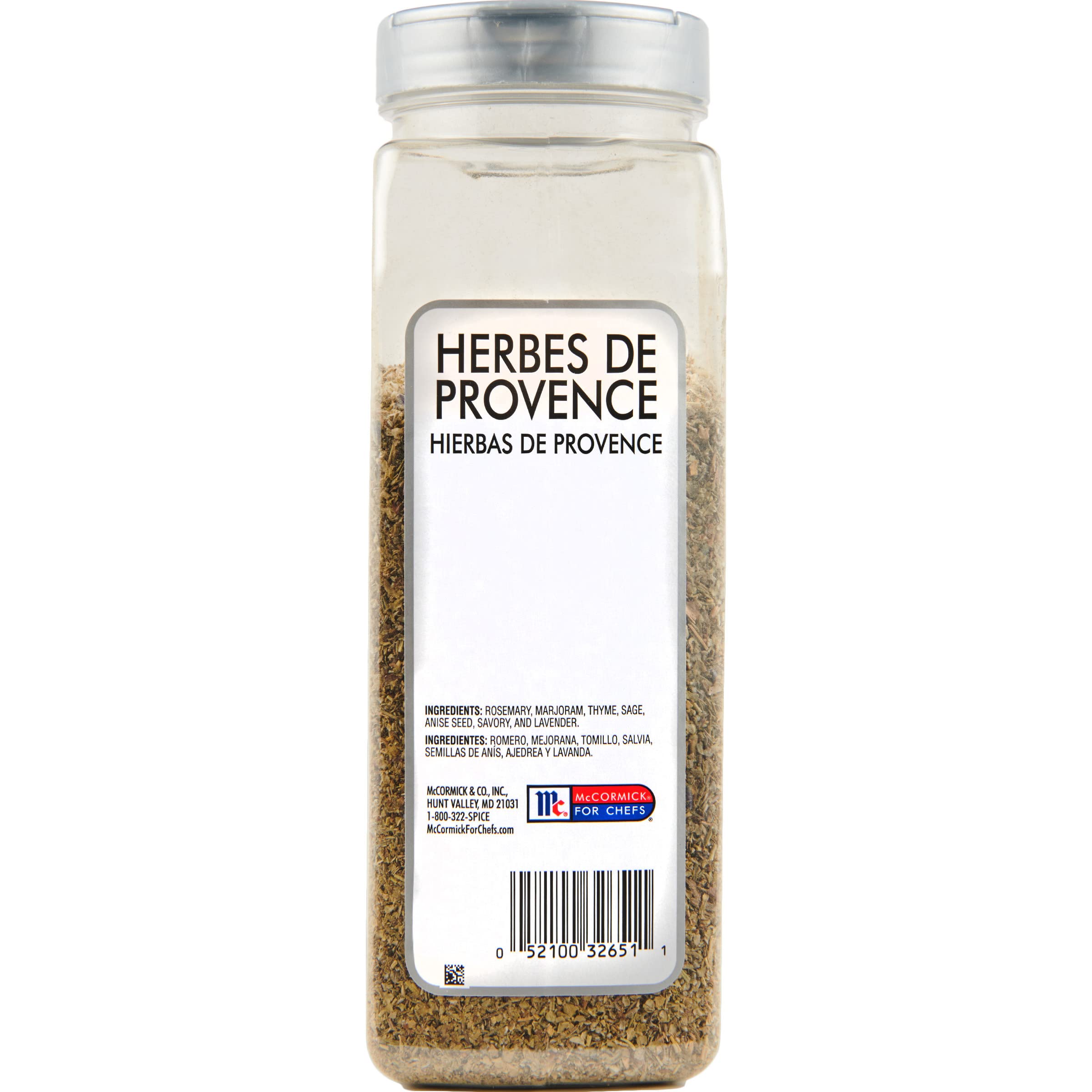 McCormick Culinary Herbes de Provence dusting on salmon for aromatic crust.