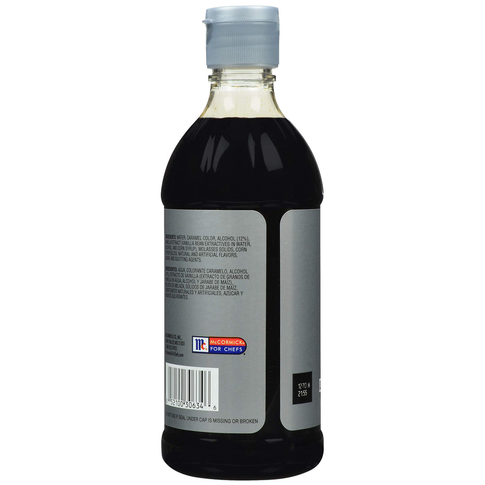 Pour-spout bottle allows precise maple flavoring in coffee and pastries.