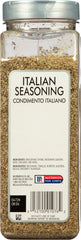McCormick Culinary Italian Seasoning in glass jar on kitchen shelf