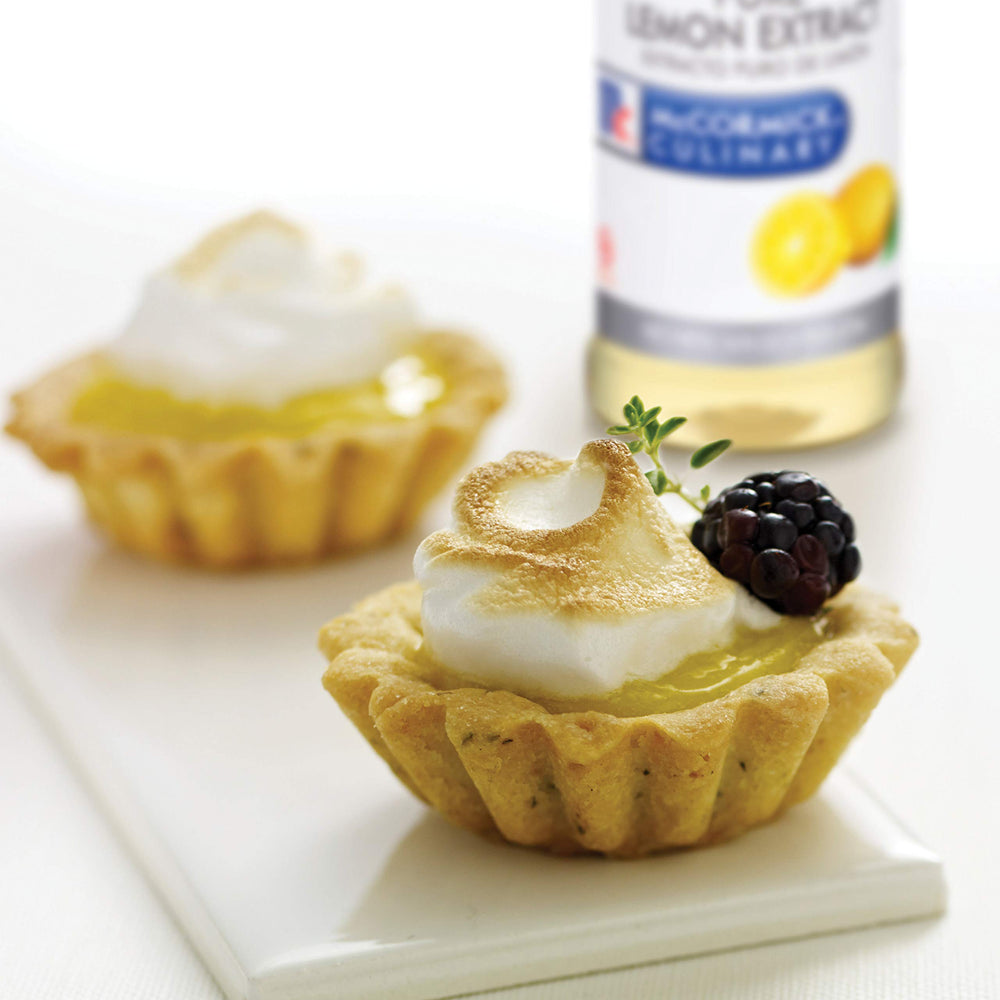 Cookies and muffins boosted with McCormick Culinary lemon extract for vibrant citrus.