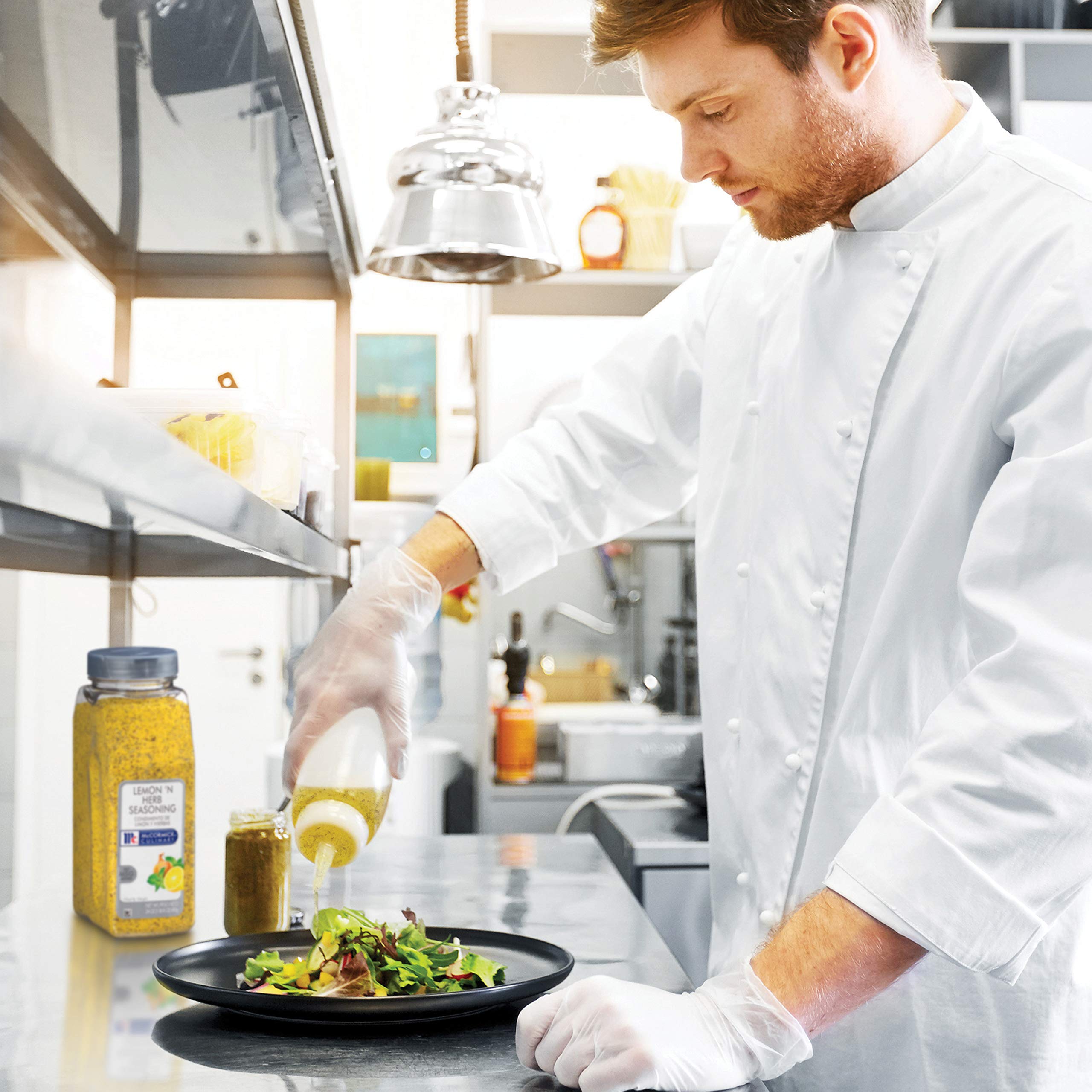 McCormick Culinary Lemon 'N Herb enhances seafood and vegetables with citrus-herb notes