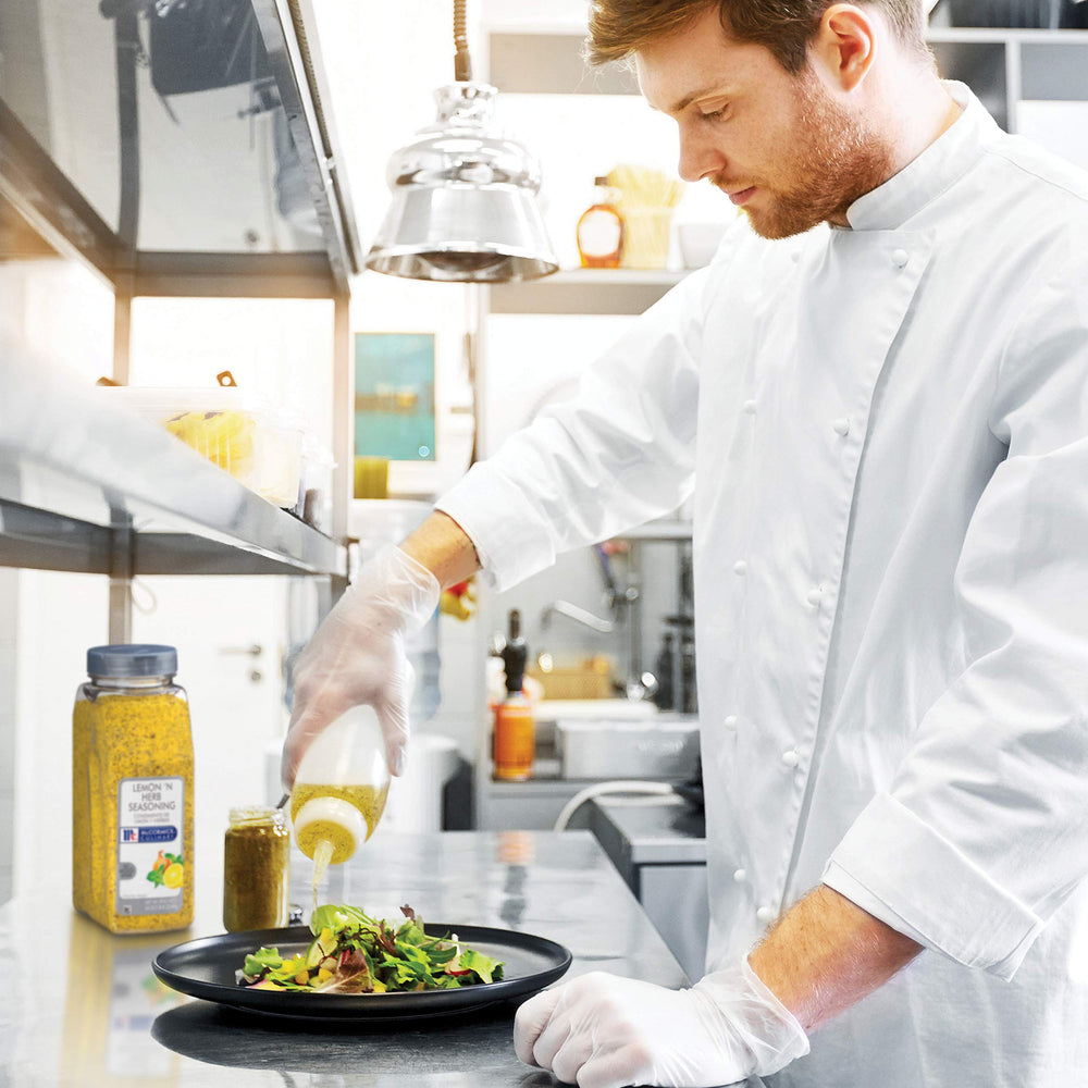 McCormick Culinary Lemon 'N Herb enhances seafood and vegetables with citrus-herb notes