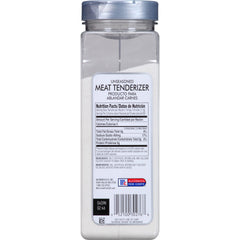 McCormick Culinary Meat Tenderizer powder-dispense demonstrates controlled application