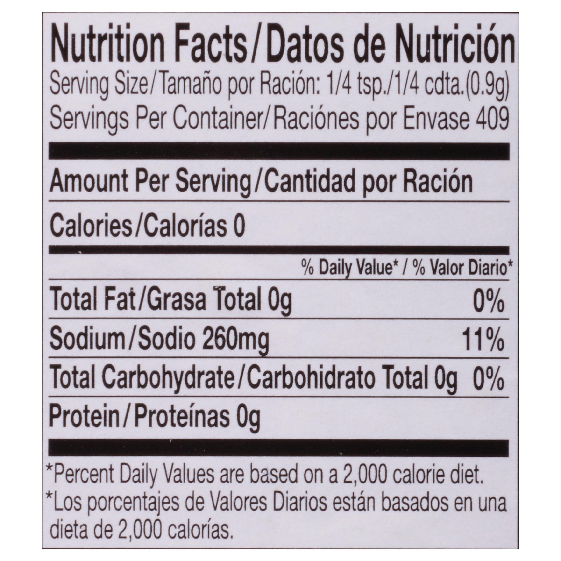 McCormick Culinary Kosher salt blend with no MSG for menu items