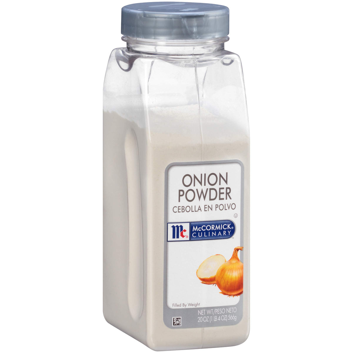 McCormick Culinary Onion Powder bottle front view for bold sauce flavor